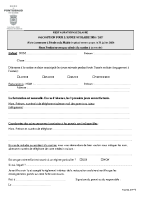 Bulletin inscription cantine 2026 2027