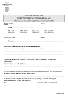 Bulletin inscription garderie 2026 2027